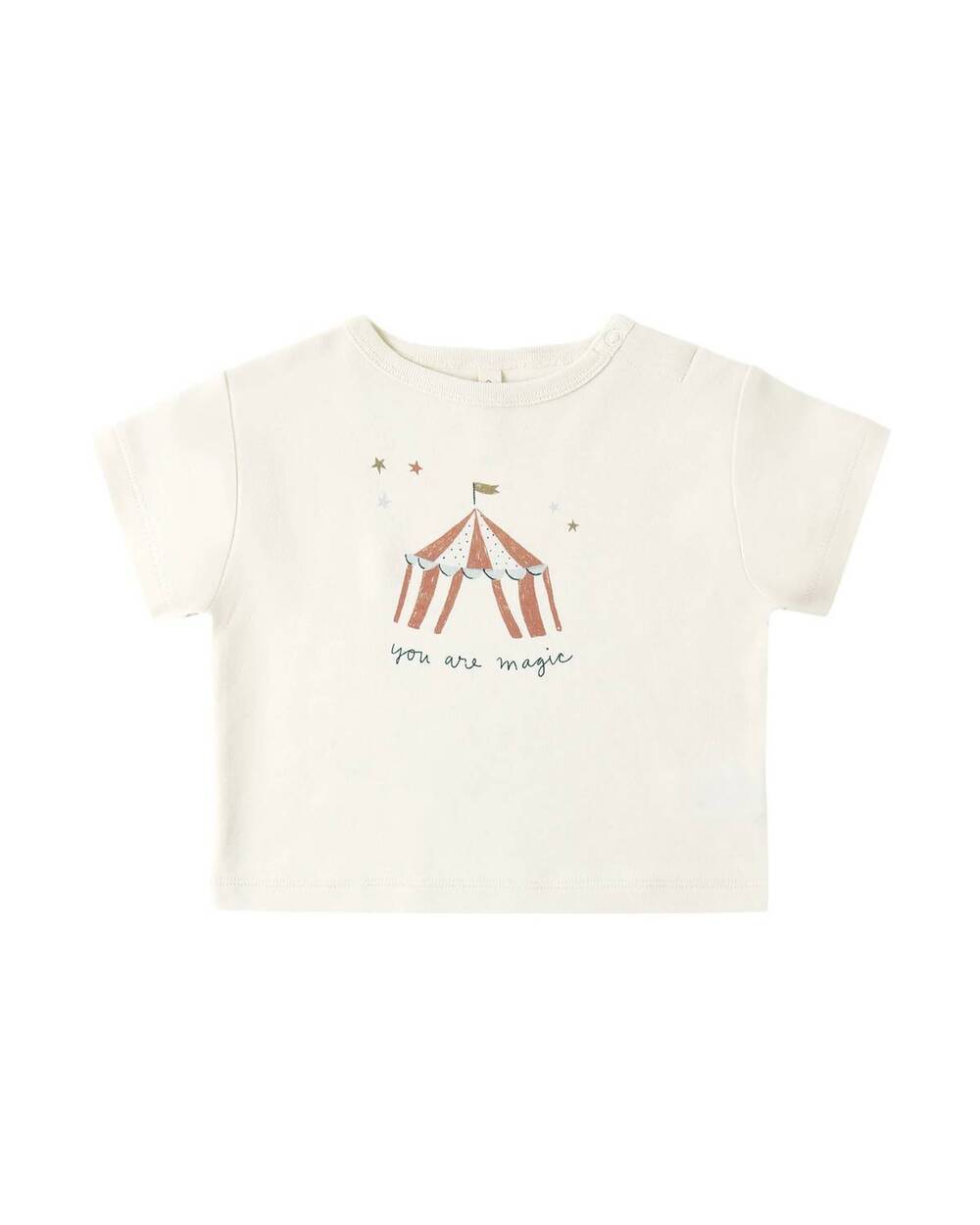 NEW QUINCY MAE girls you are magic boxy tee in white